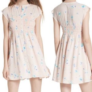 Free People - Smocked Mini-Dress